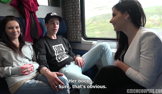 Молодая парочка в поезде махнулась партнёрами за бабки